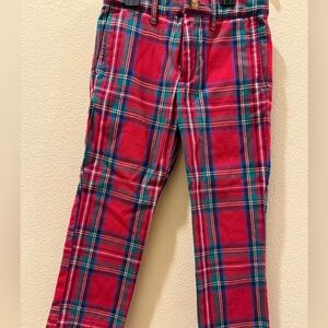Plaid Kids Formal Pants 4T